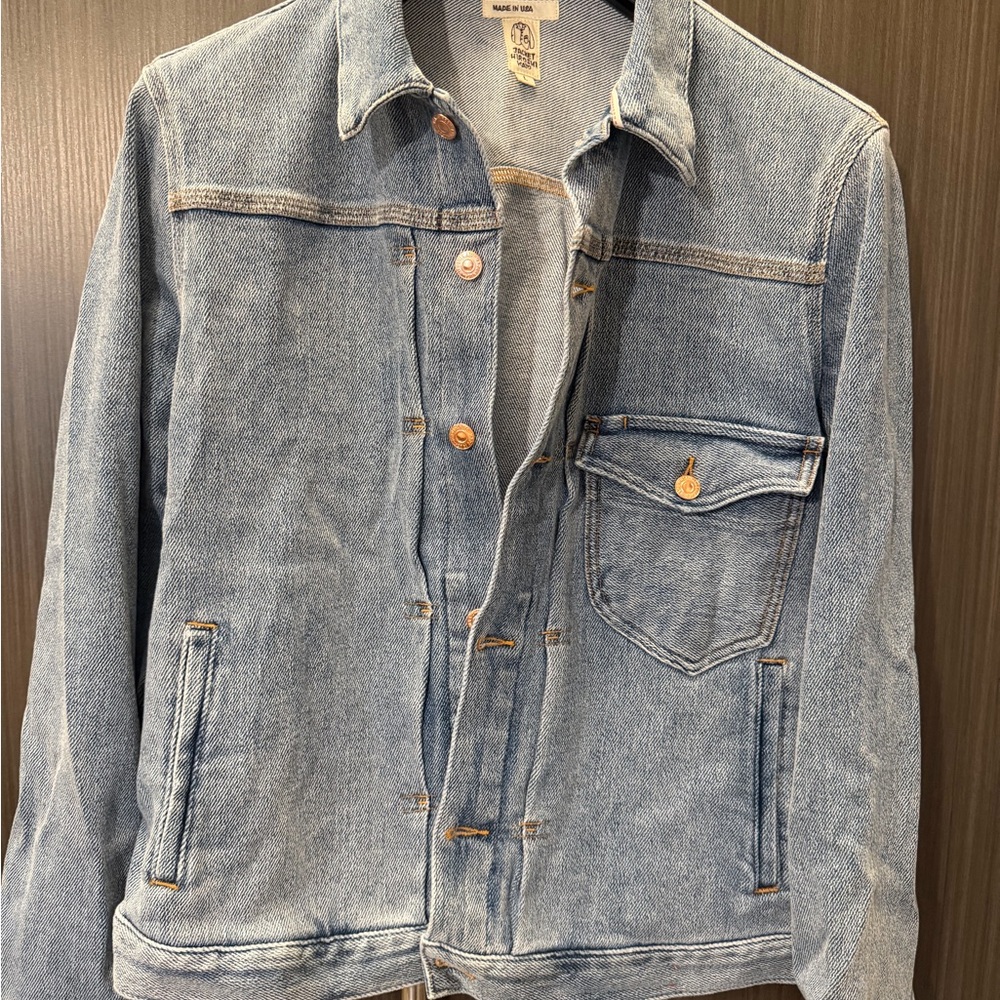 Kato brand Classic Blue Denim Jacket stretch selvage